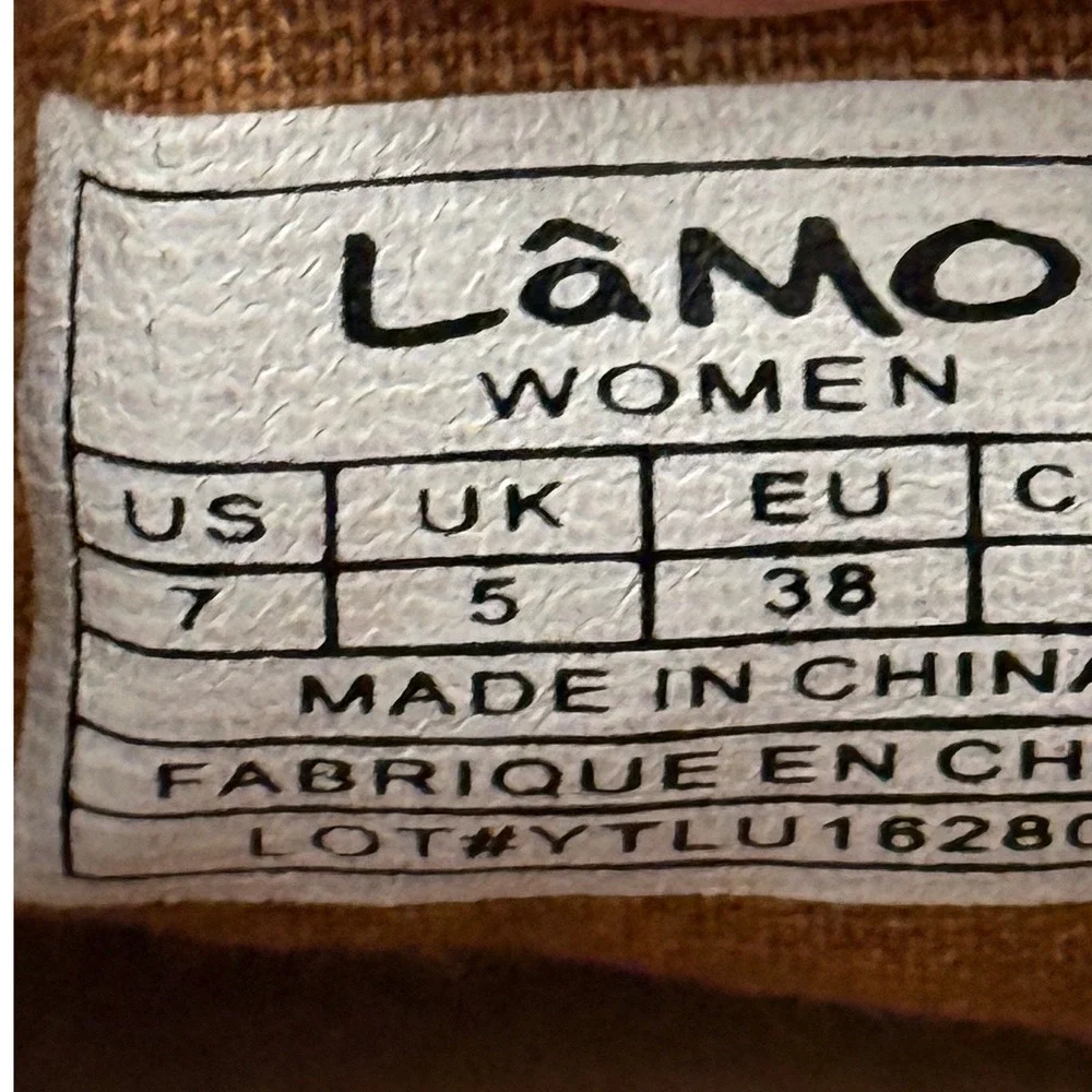 Lamo Skipper Serape Brown‎ Canvas Western Slip On Loafer Shoes Women's Sz 7 NWT